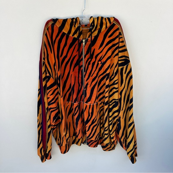 NWOT Aviator Nation Classic Velvet Zip Hoodie - Picture 1 of 4